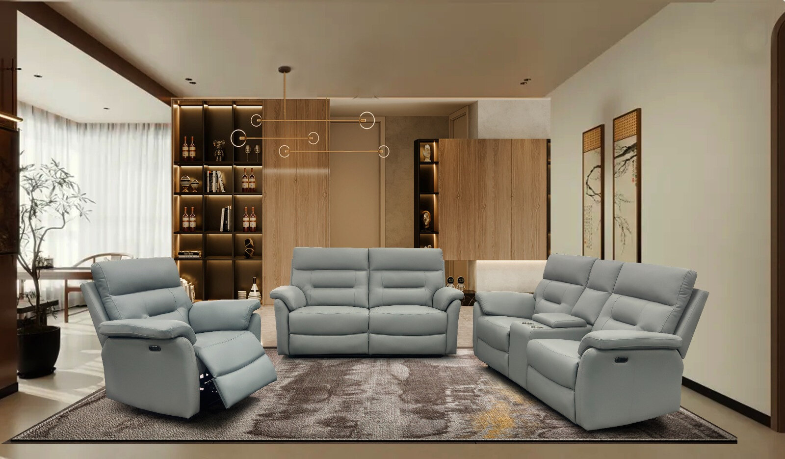 Sofia Electric Recliner Sofa in situ