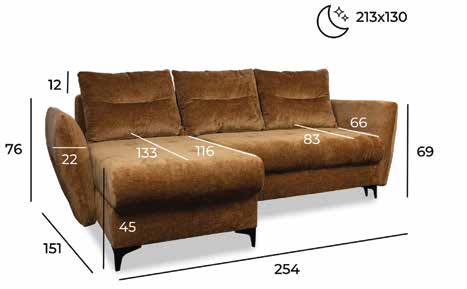 Fortuna Sofa Bed in situ