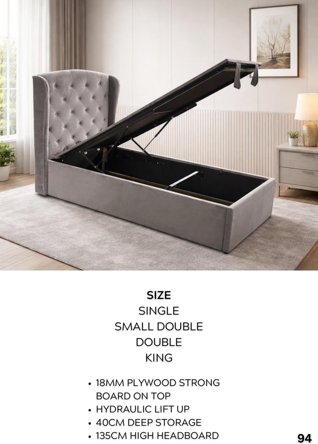Marlow Storage Bed in situ