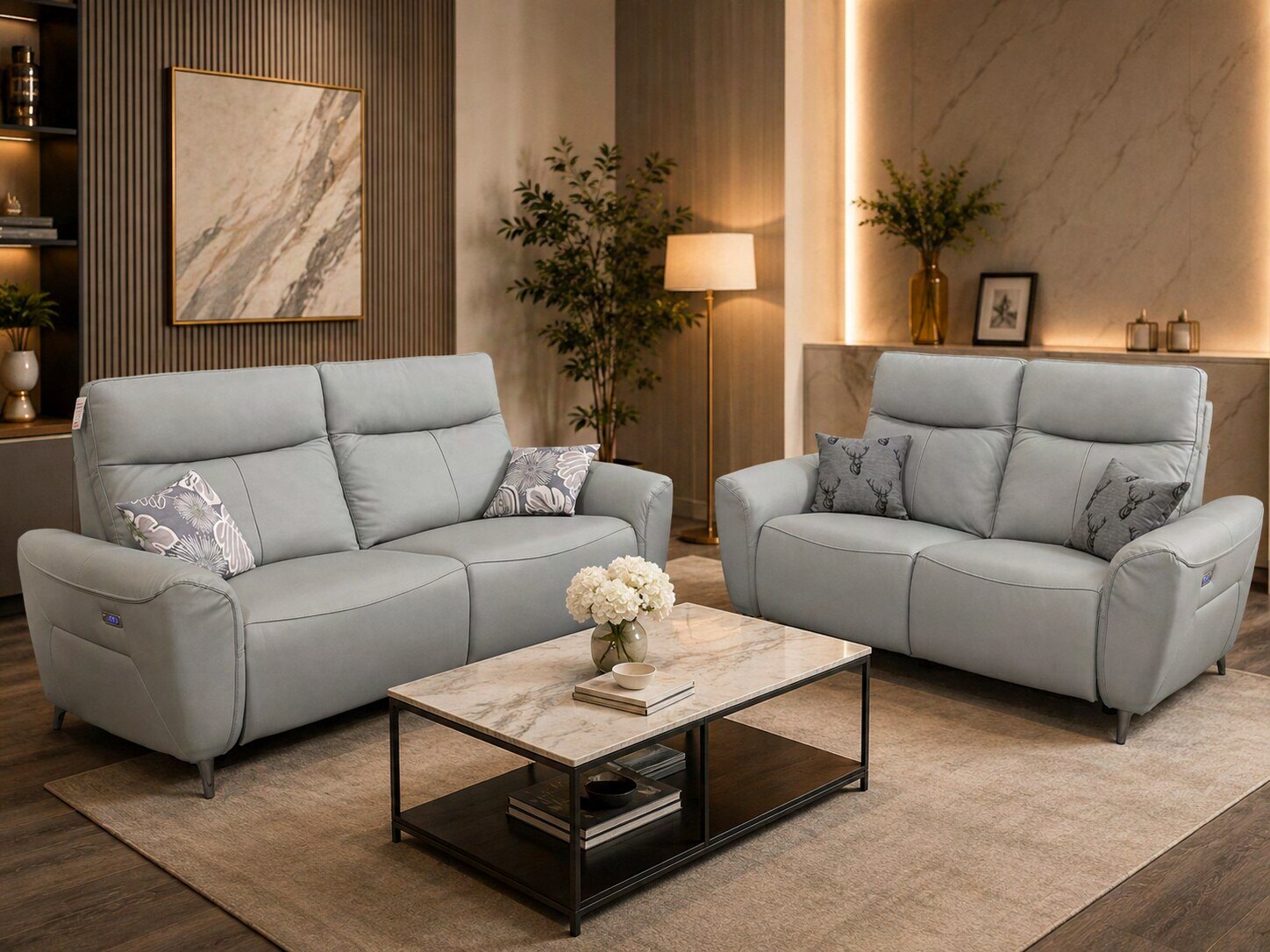Bella Leather Recliner Sofa