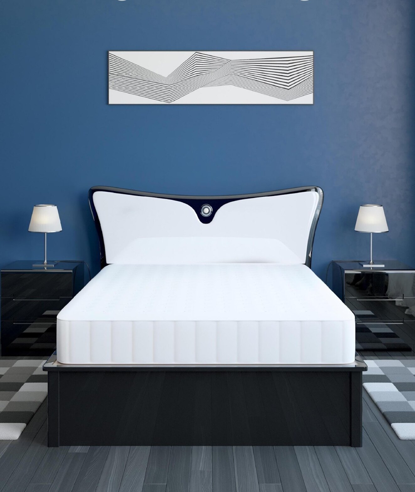 302 High Gloss Smart Storage Bed view 3