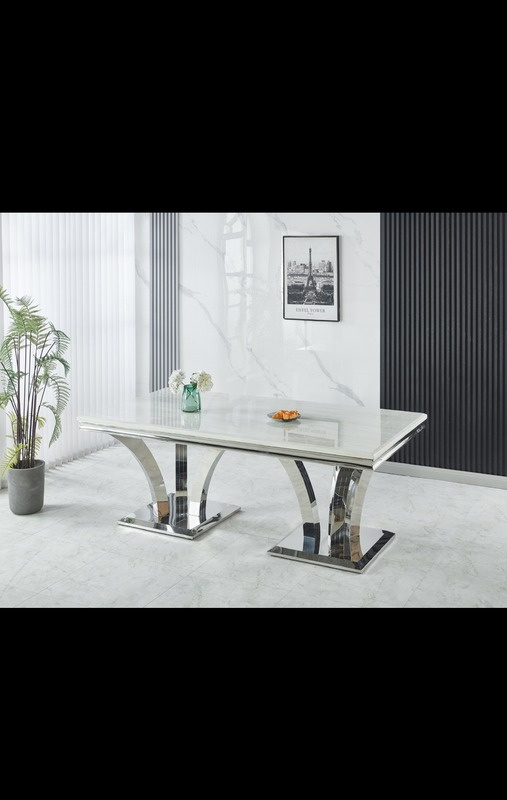 Charisma Marble Dining Table view 4