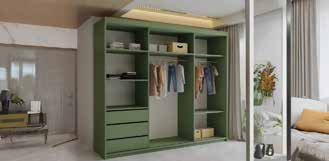 Pesto Wardrobe 2 & 3 Door view 3