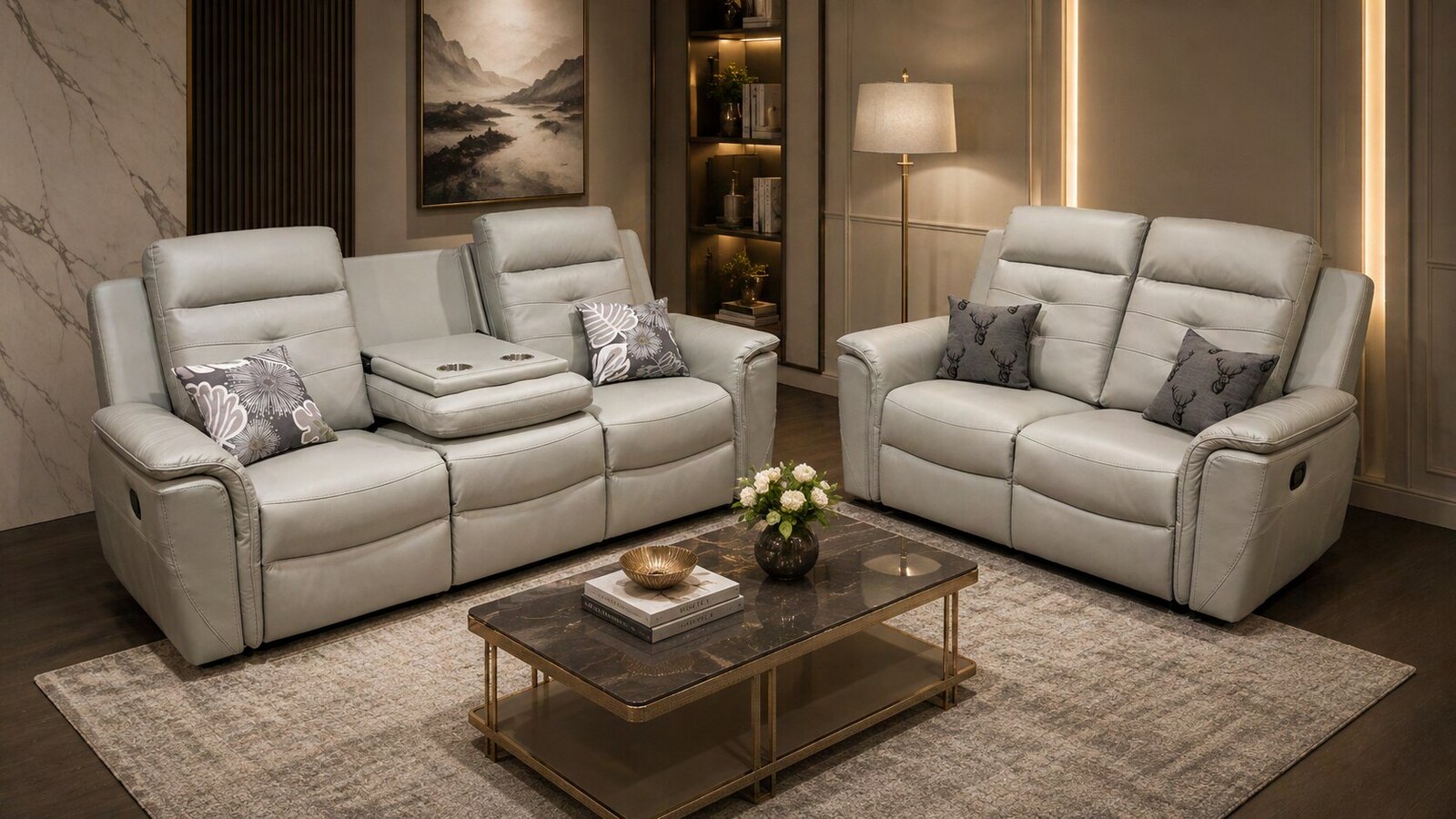Vegas Recliner Sofa in situ