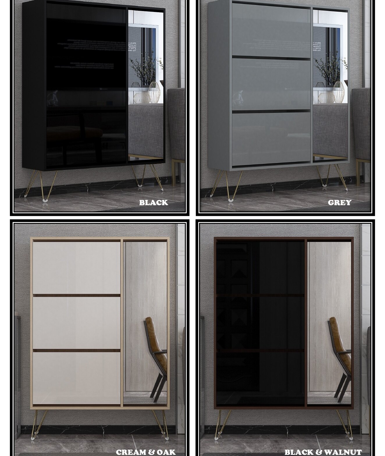 Combi Shoe Rack in situ