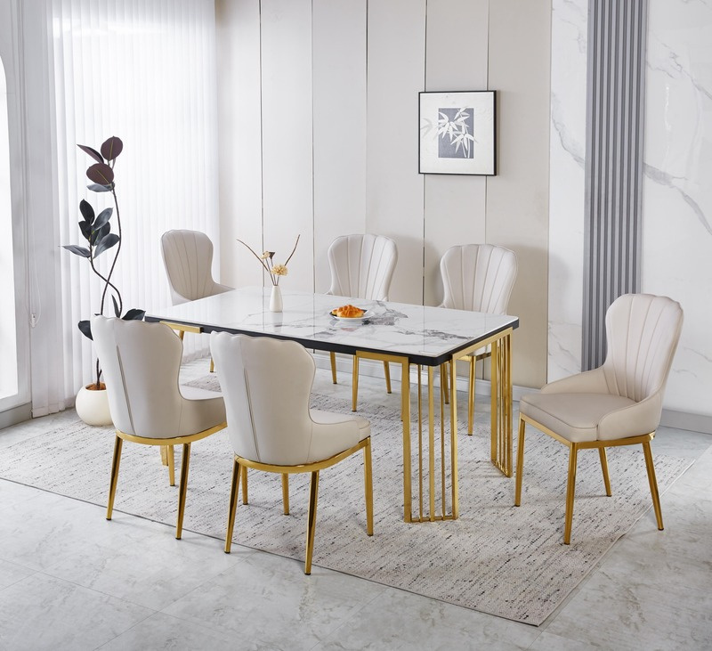 Cindi Ceramic Dining Table view 3