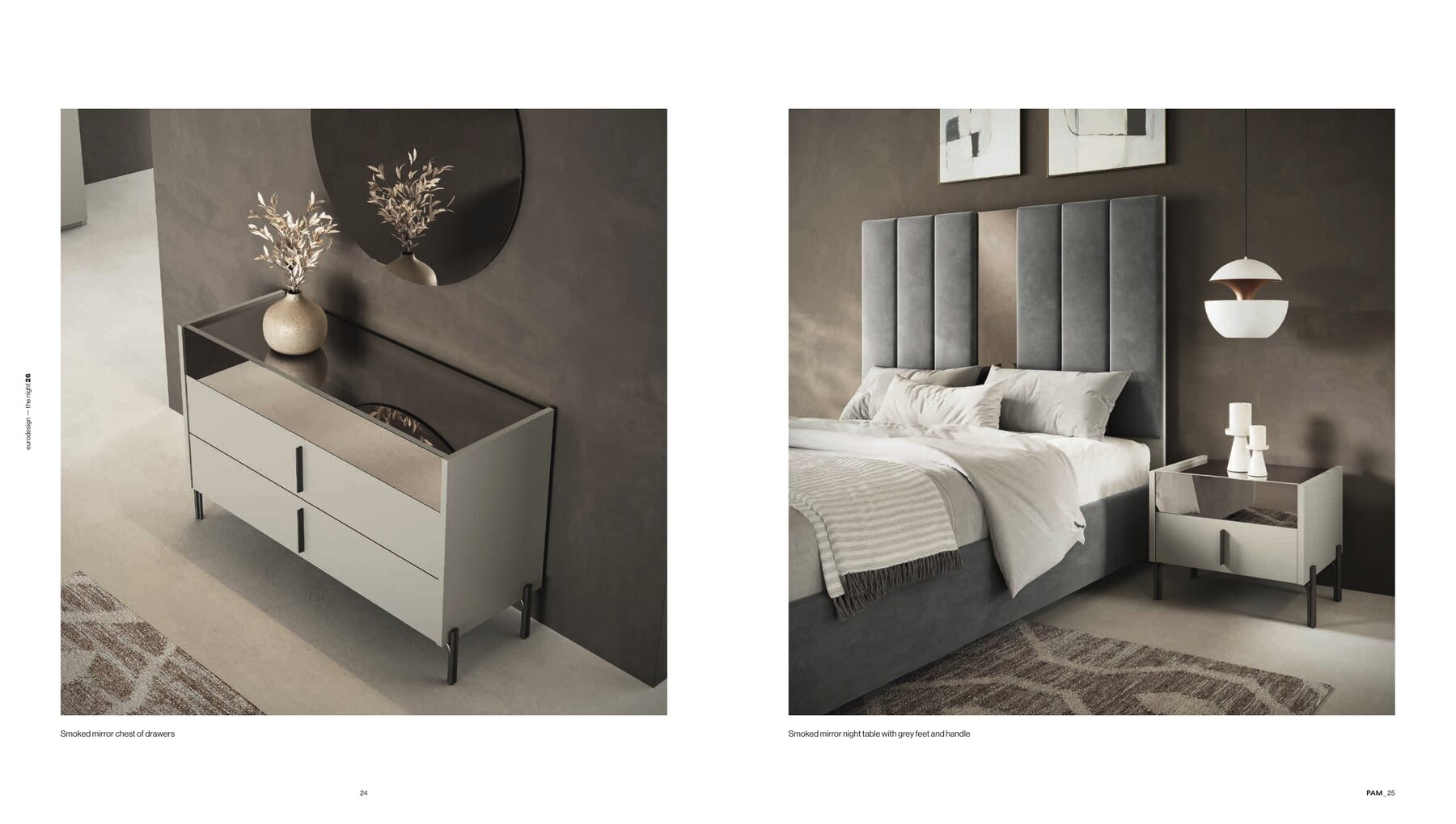 Pam Italian Bedside Table
