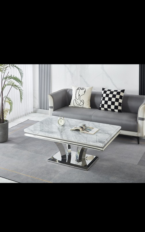 Aliya Marble Coffee Table in situ