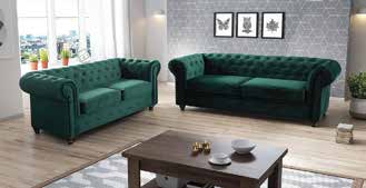 Chesterfield 3+2 Sofa Set in situ