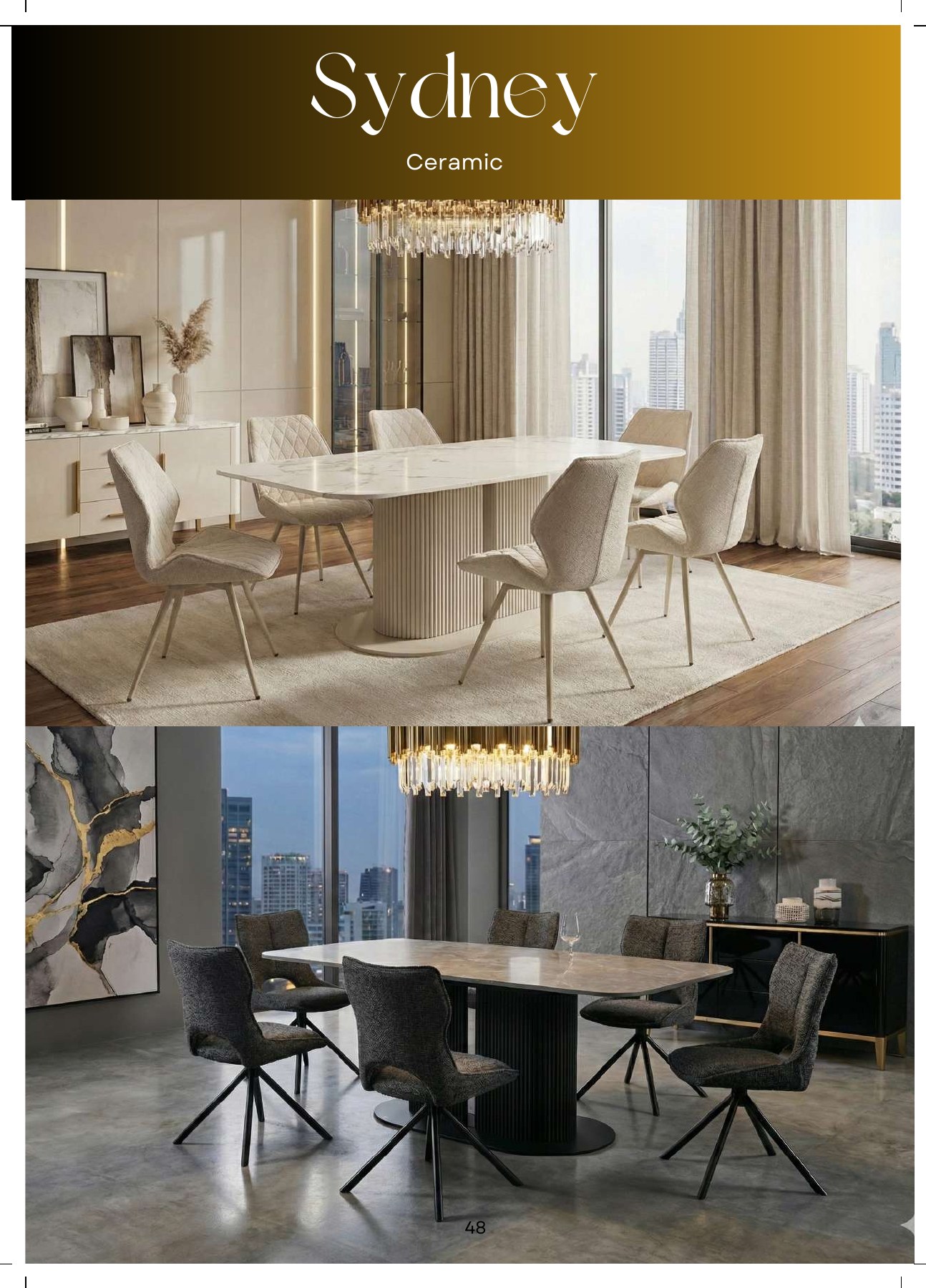 Sydney Ceramic Dining Table
