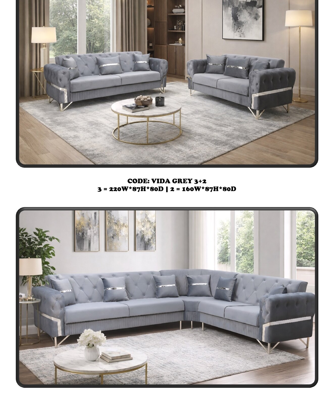 Vida Sofa Collection