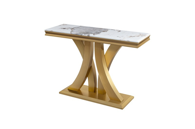 Charisma Marble Console Table in situ
