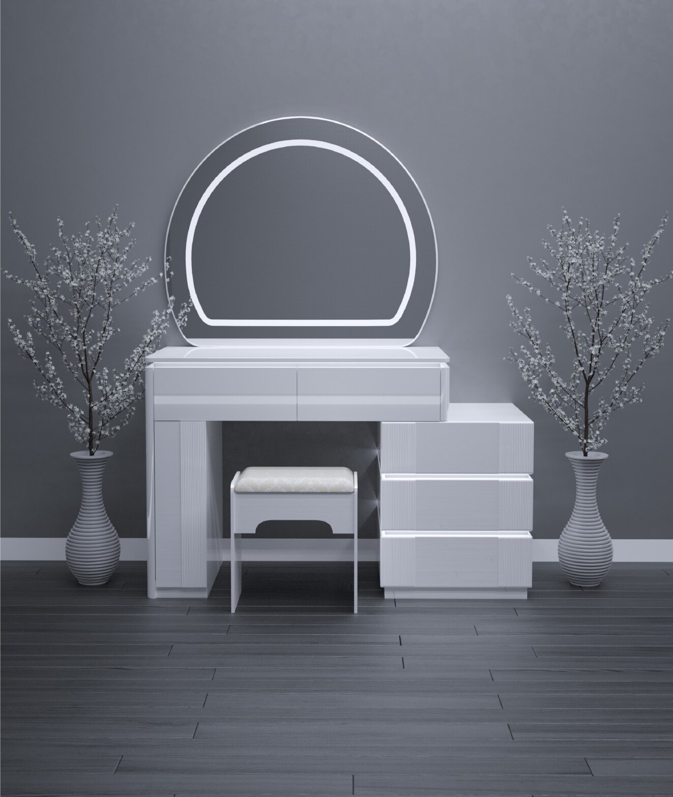 A03 High Gloss Dressing Table
