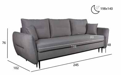 Stella Sofa Bed view 3