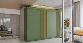 Pesto Wardrobe 2 & 3 Door in situ