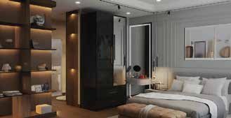 XD3 Wardrobe 2 Door in situ