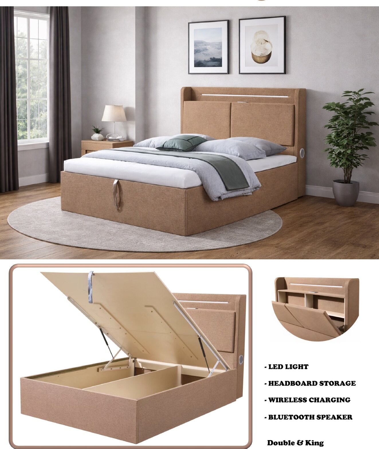 New York Smart Storage Bed view 4