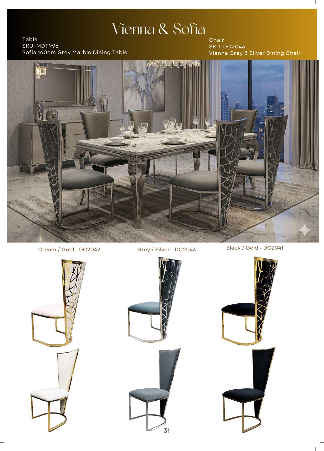 Vienna Dining Chair in situ