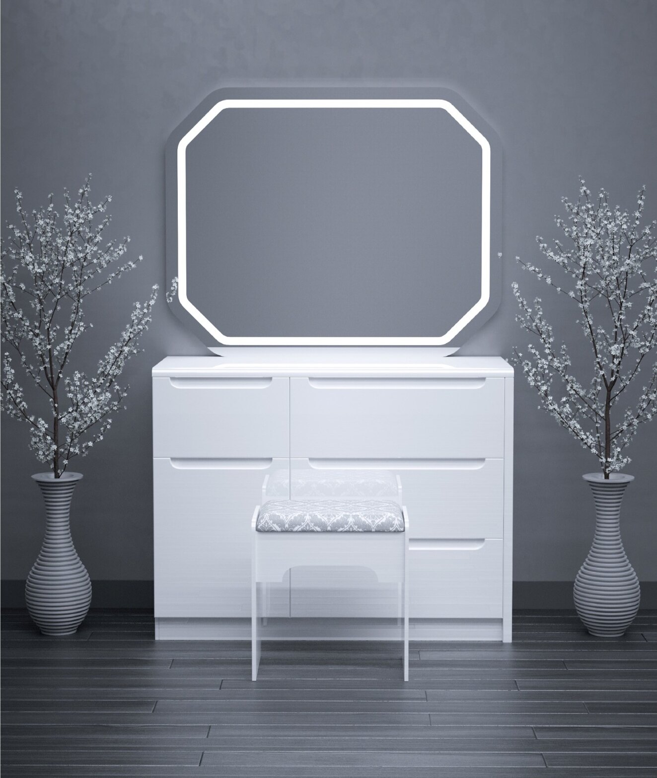 410 High Gloss Dressing Table