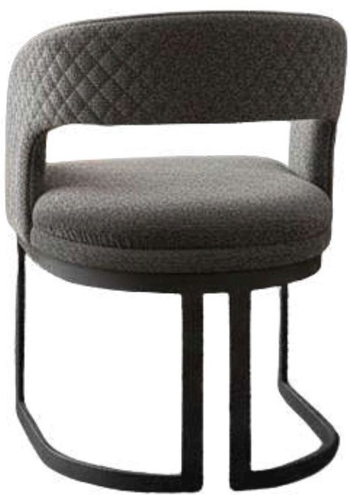 Engelberg 180cm Grey & Black Dining Table view 3